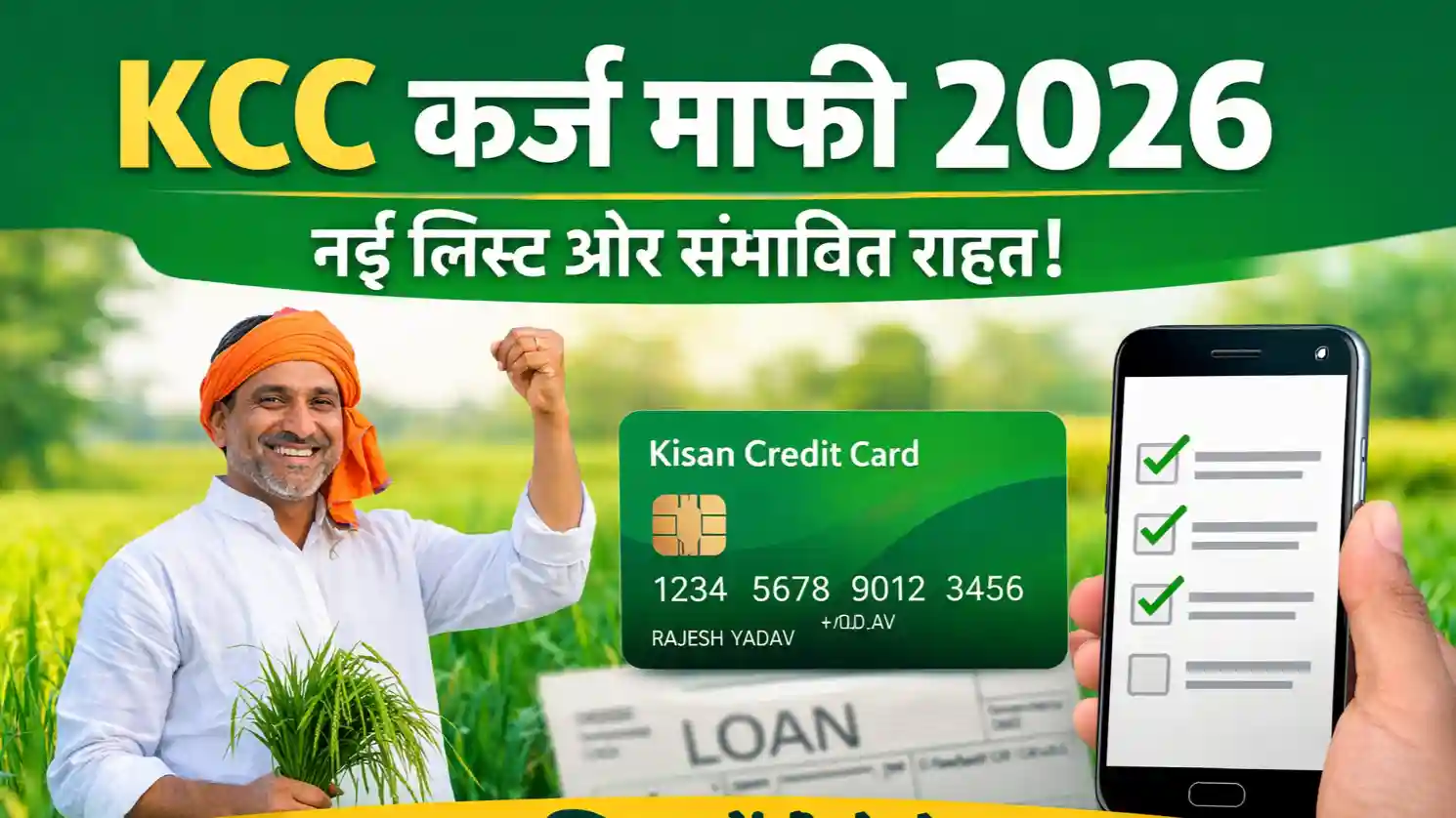 🏦KCC कर्ज माफी 2026: किसानों को नए साल में संभावित राहत, नई लिस्ट को लेकर चर्चा