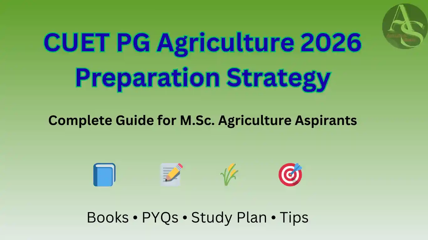 “How to Start CUET PG Agriculture Preparation 2026 – Books, PYQ & Strategy”