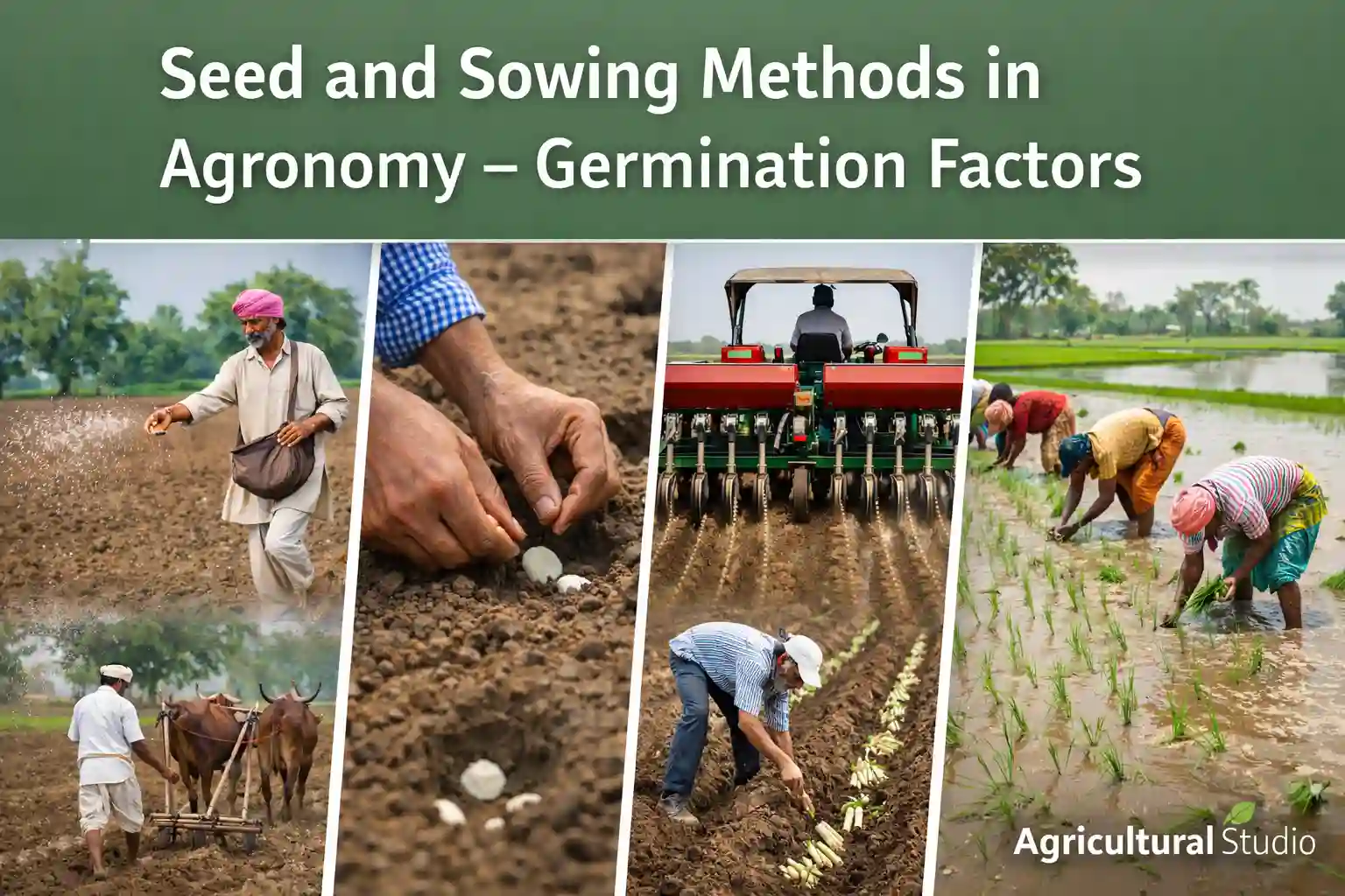 Seed and Sowing Methods – Easy Notes for Agriculture Students