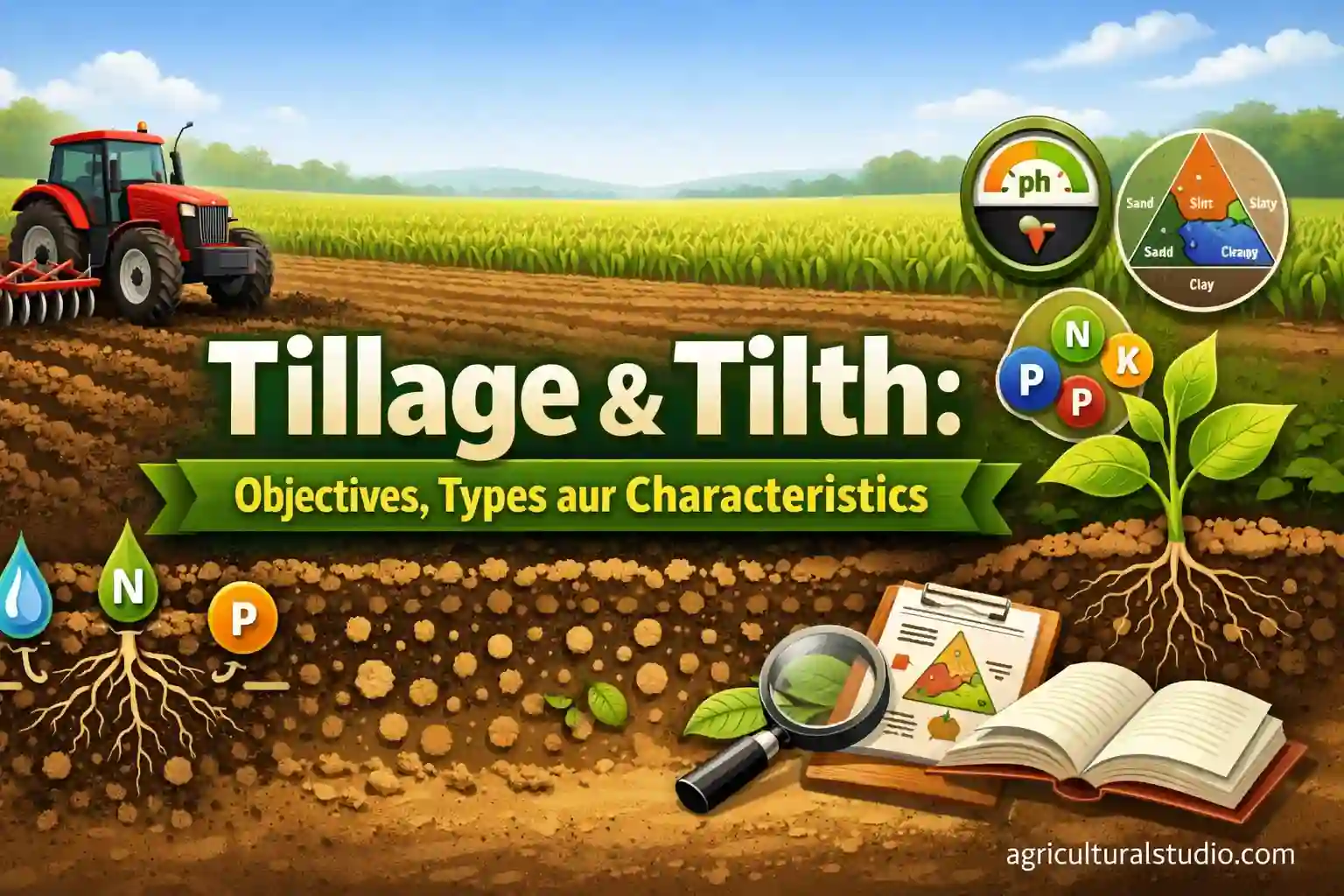 Tillage and Tilth: Meaning, Types, Objectives & Difference– Easy Agriculture Notes