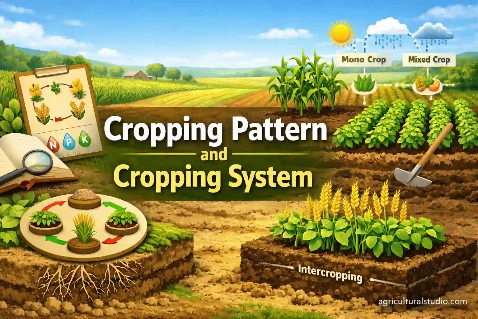Cropping Pattern and Cropping System – Simple Explanation for Students