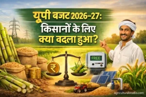 🌾 यूपी बजट 2026–27: किसानों के लिए क्या बदला?🤔 गन्ना मूल्य, मुफ्त बिजली और खरीद पर बड़ा फैसला